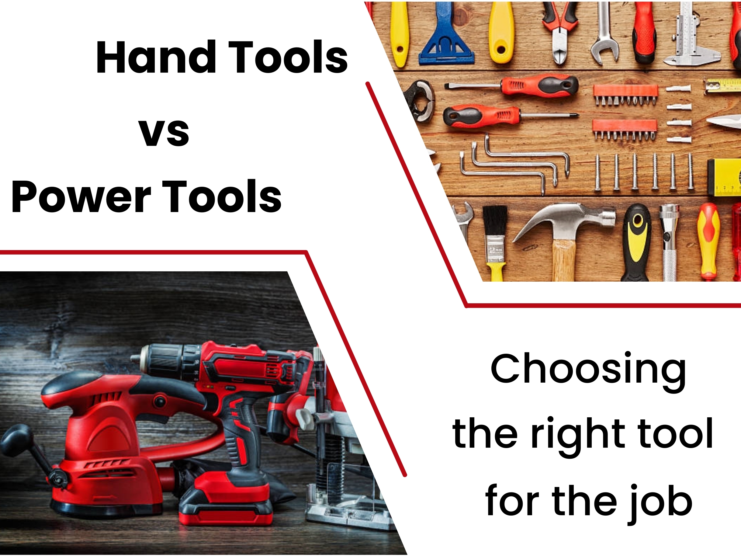Hand Tools vs Power Tools: Choosing the Right Tool for the Job